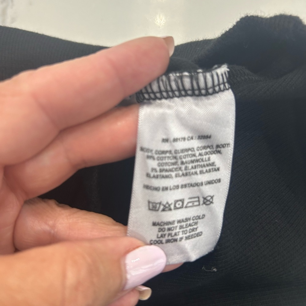 Anthropologie t.la Black Bodycon Cut Out Midi. Size L - Picture 11 of 11